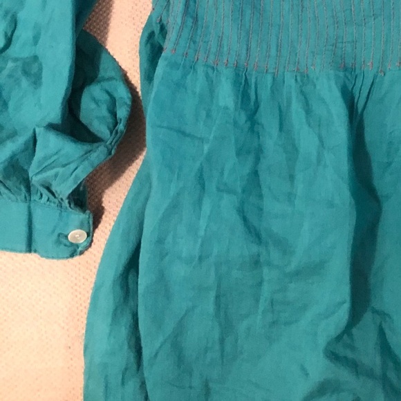 ROBERTA FREYMAN TEAL COLORED TOP SZ XS - Picture 6 of 8